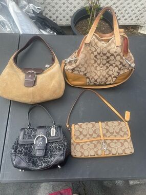 Coach bags bundle lot of 4